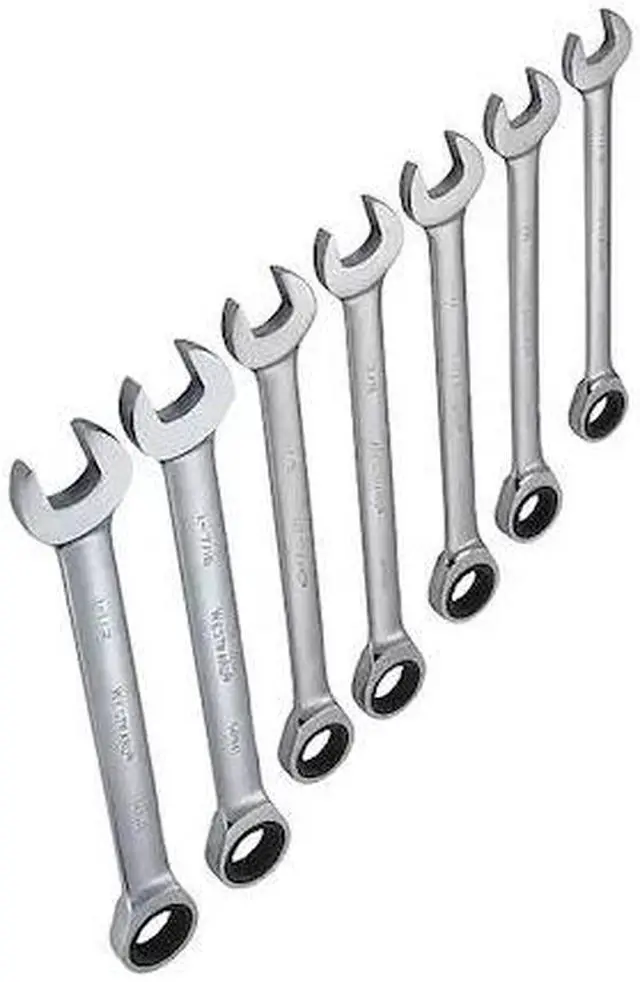 Main image of WESTWARD 54DG23 Ratcheting Wrench Set,SAE,7 pcs.