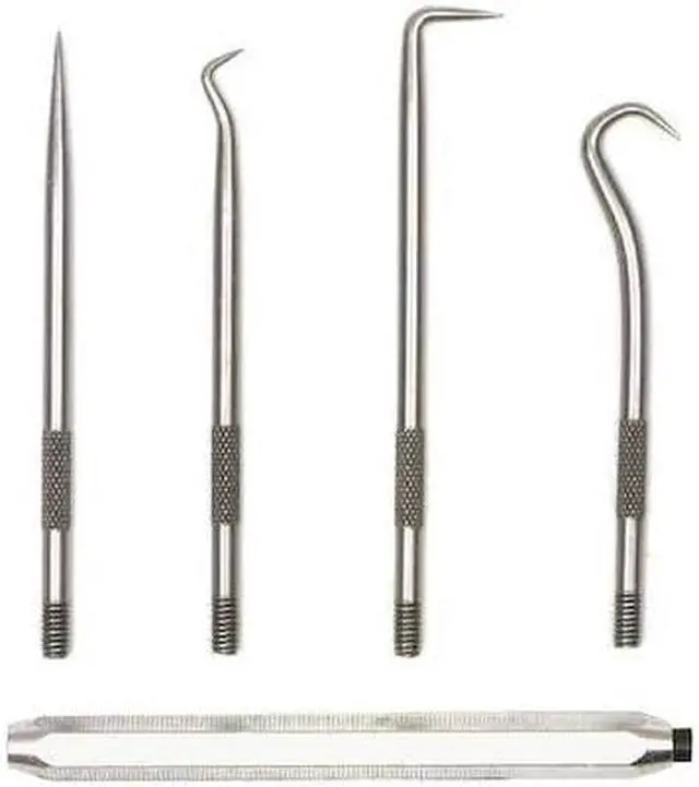 Alt view image 2 of 3 - ULLMAN H4W Pick And Hook Set,Steel,5-9/16in.L,4 pcs