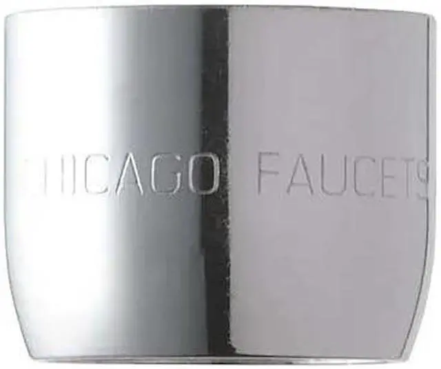 Alt view image 2 of 2 - CHICAGO FAUCET E35JKABCP 1.5 gpm Outlet, 13/16"-24 Thread Size, Chrome, Brass