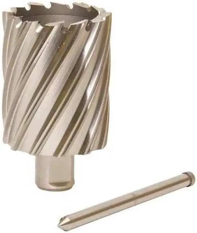 Alt view image 2 of 2 - 1-9/16" Dia. M2 HSS Annular Cutter with Pilot,  2" Cutting Depth