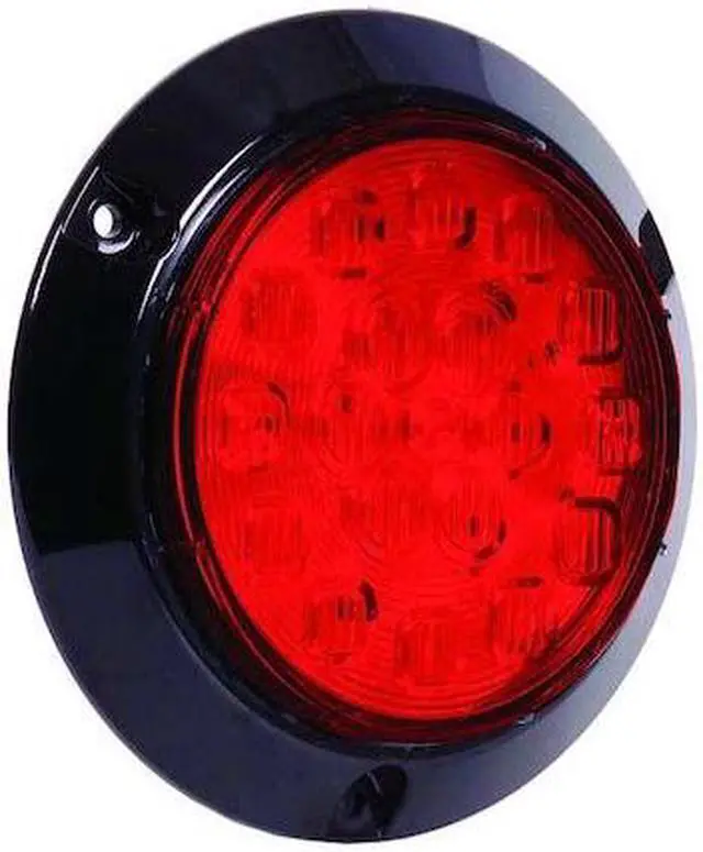 Alt view image 2 of 2 - MAXXIMA M42321R Stop/Turn/Tail Light,Red,3/4" D,140mA