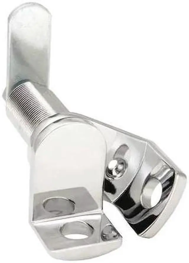 Alt view image 2 of 2 - CCL 59020 Keyless Padlockable Cam Locks, Chrome, 1 1/8 in For Door Thickness, 0