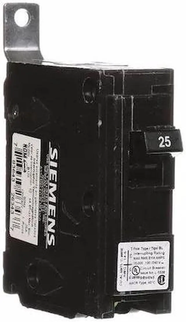 Alt view image 2 of 3 - SIEMENS B125 Miniature Circuit Breaker, BL Series, 25A, 1 Pole, 120/240V AC,