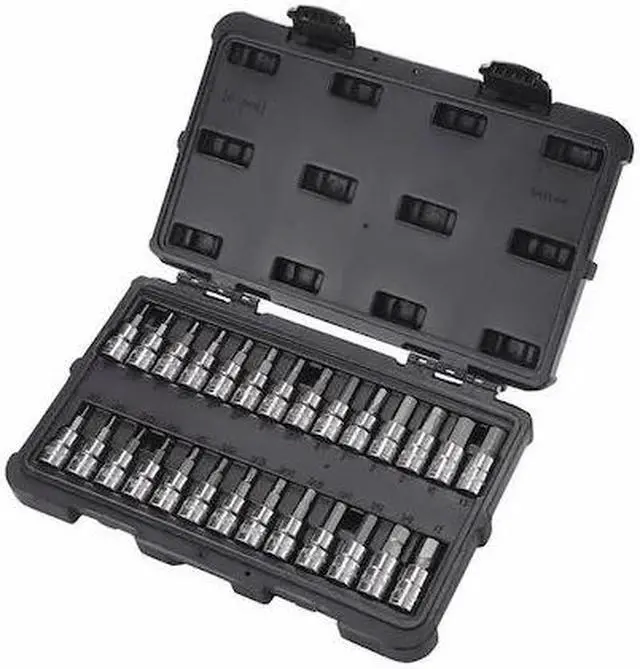 Main image of WESTWARD 54TL64 3/8" Drive Socket Bit Set, Metric, 27pcs