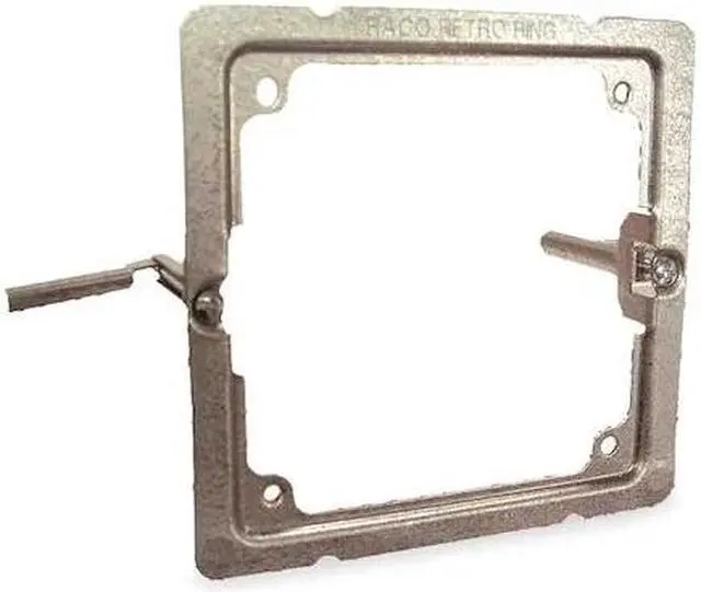 Alt view image 2 of 3 - RACO 205RAC Ring, Galvanized steel, Square Box Type