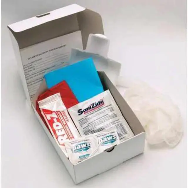 Alt view image 2 of 2 - MEDIQUE 48306 Biohazard Spill Kit, 33 oz Volume Absorbed per Kit, 13/50 gal