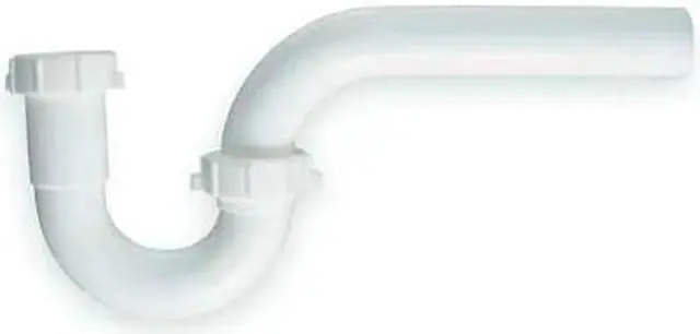 Main image of ZORO SELECT 1PNX6 1-1/2 " Dia., polypropylene, White/Plastic Finish, Kitchen,