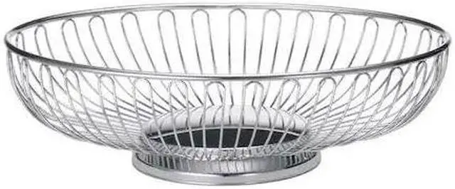 Alt view image 2 of 2 - TABLECRAFT 4176 Chalet Basket, Oval, Chrome