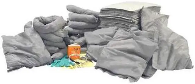 Main image of CONDOR 35ZR79 Spill Kit Refill, 67 gal Volume Absorbed per Kit, 95 gal
