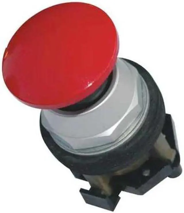 Main image of Pushbutton, Mushroom, Red