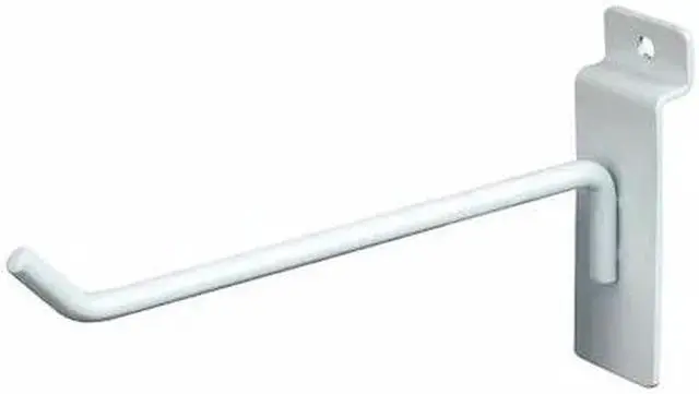 Alt view image 2 of 3 - ECONOCO EWH/H6 Semi-Gloss Hook 6", White, 96PK