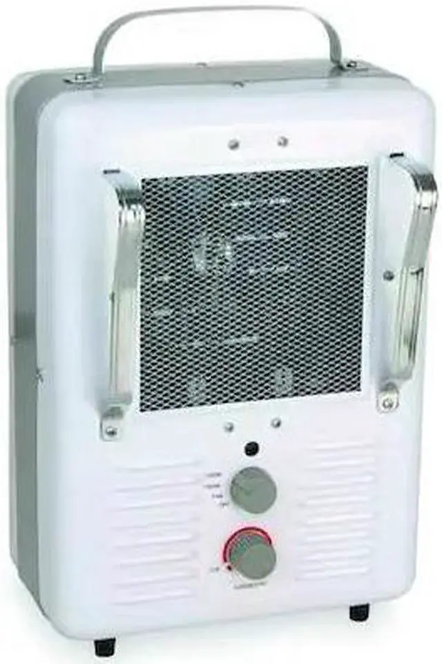 Main image of DAYTON 3VU33 Portable Electric Jobsite & Garage Heater, 120V, 1.3 kW/1.5 kW,