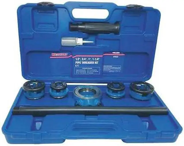 Alt view image 3 of 3 - WESTWARD 4YR89 Manual Pipe Threading Kit,1/2 to 1-1/4In