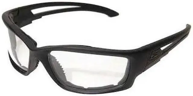Alt view image 2 of 3 - EDGE EYEWEAR GSBR611 Safety Glasses, Wraparound Clear Polycarbonate Lens,