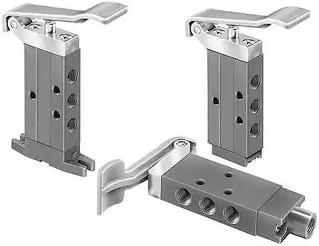 Main image of PARKER 410711000 Manual Air Control Valve,4-Way,1/8In NPT