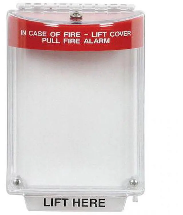 Main image of SAFETY TECHNOLOGY INTERNATIONAL STI-13010FR Pull Station Guard, Polycarbonate,