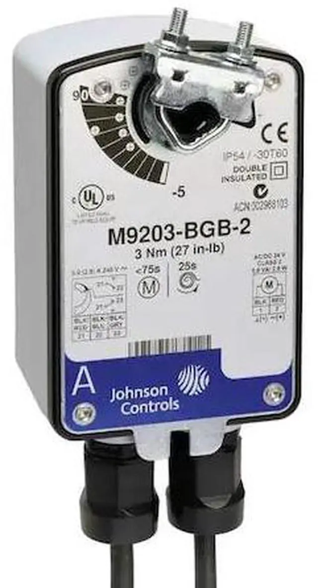 Main image of JOHNSON CONTROLS M9203-BUA-2 Electric Actuator, On/Off, 85-264VAC