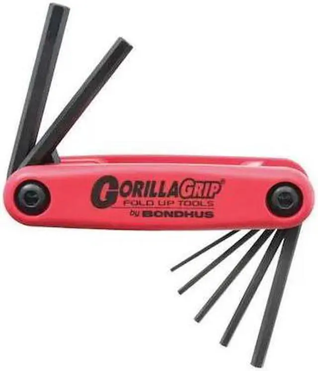 Alt view image 13 of 14 - Bondhus 116-12592 1.5Mm-6Mm Gorilla Grip Foldup Tool Set