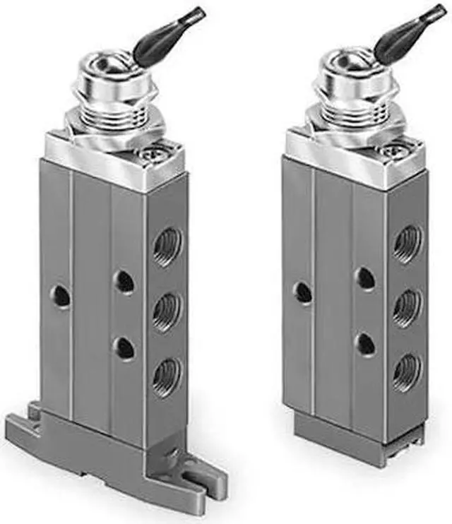 Main image of PARKER 410811000 Manual Air Control Valve,4-Way,1/8In NPT