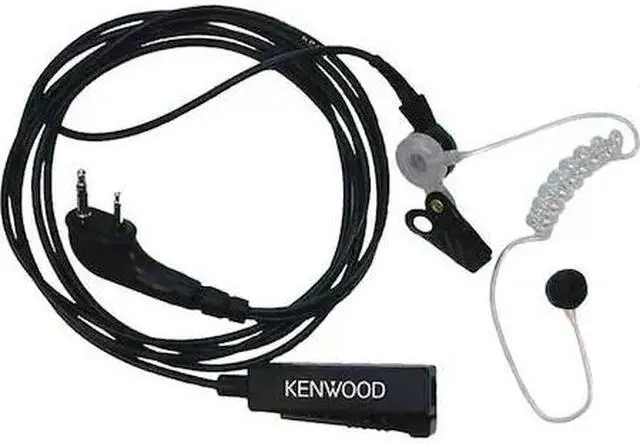 Alt view image 4 of 8 - Two-wire Palm Mic with Earpiece, Black