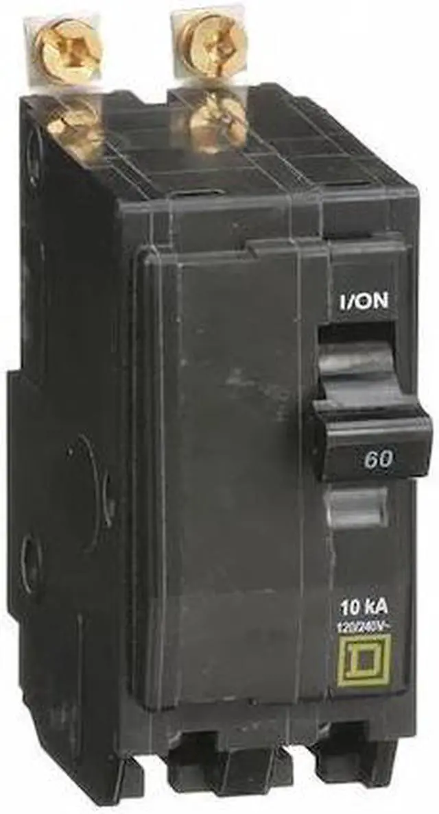 Alt view image 2 of 2 - SQUARE D QOB260 Miniature Circuit Breaker, QO Series, 60A, 2 Pole, 120/240V AC,