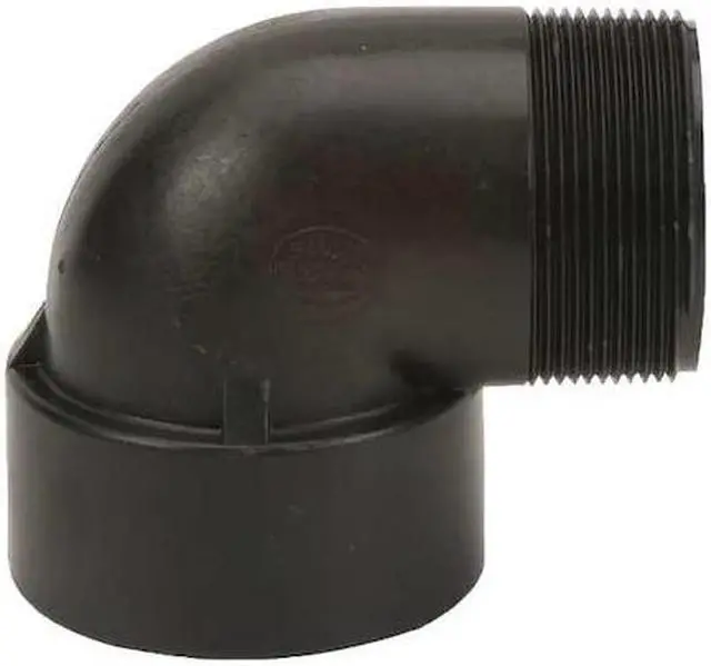 Alt view image 3 of 3 - ZORO SELECT SL200-90 90 Degree Street Elbow, Polypropylene, 2", Schedule 80,