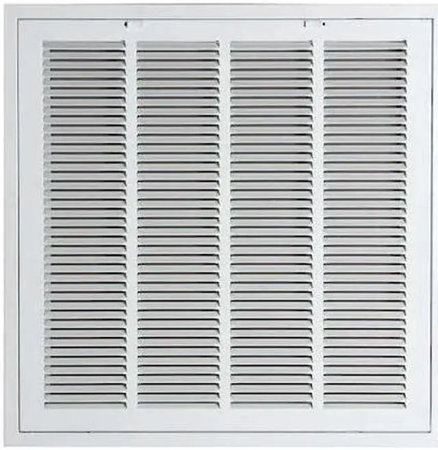 Main image of ZORO SELECT 4MJT8 24 in x 24 in Filtered Return Air Grille, 45 Degree Louvered,