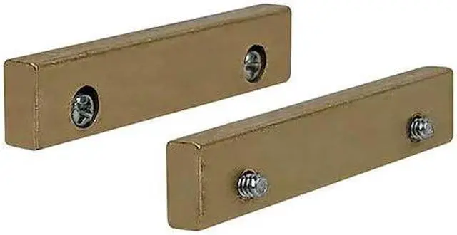Alt view image 2 of 4 - PANAVISE 354 Replacement Jaws,Bench Vise,Brass