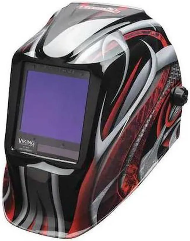 Alt view image 2 of 7 - Lincoln Electric K3248-3 Viking 3350 Auto Darkening Welding Helmet, Twisted Metal