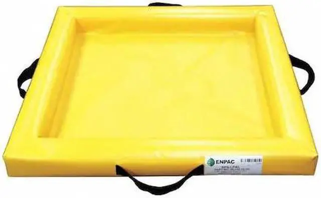 Alt view image 3 of 4 - ENPAC 5624-YE Duck Pond Mini-Berm, 20 gal Spill Capacity, Industial Fabric