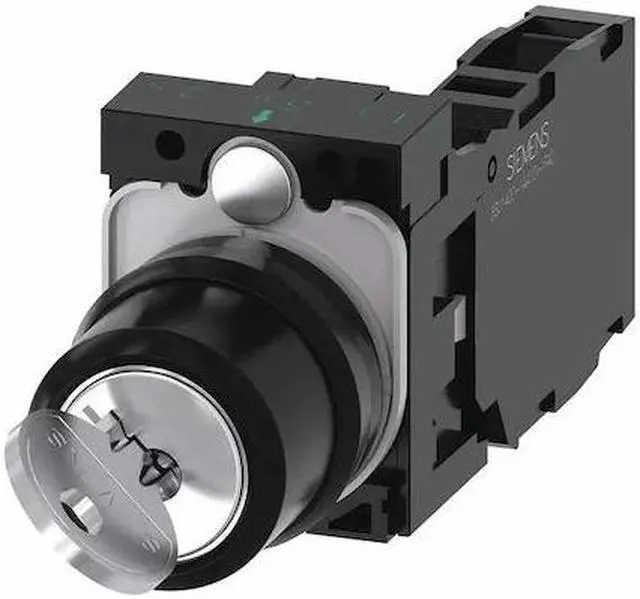 Main image of SIEMENS 3SU1100-4BF11-1FA0 Non-Illuminated Selector Switch, 1NO/1NC, Silver