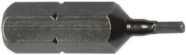 Alt view image 2 of 2 - APEX TOOL GROUP 185-2MM-5PK Torsion Bit, Metric, 1/4", Hex, 2mm, 1", PK5