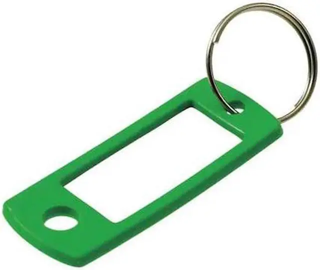 Alt view image 2 of 2 - LUCKY LINE 16950 Key Tag, Multi-Color, Plastic, Split Ring, 50 PK