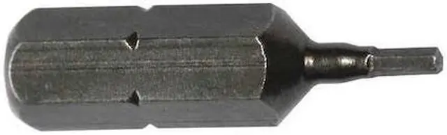 Alt view image 2 of 2 - APEX TOOL GROUP 185-4MM-5PK Torsion Bit, Metric, 1/4", Hex, 4mm, PK5