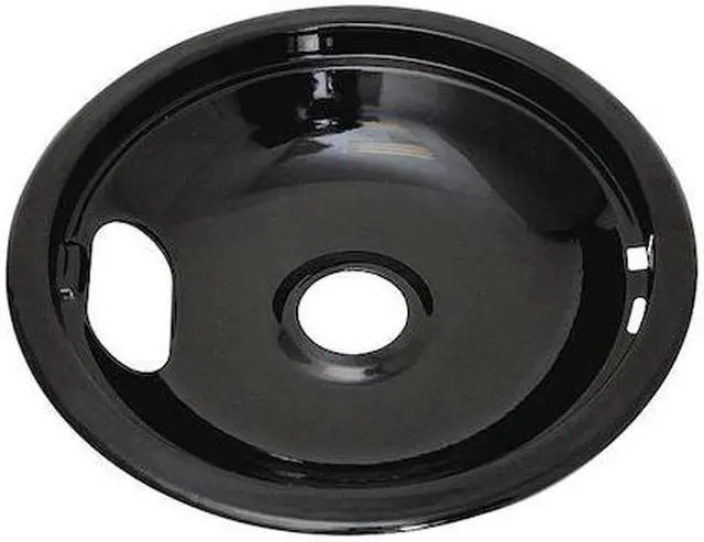 Main image of ZORO SELECT 60720 Black Drip Bowl 8",Fits Whirlpool,PK6