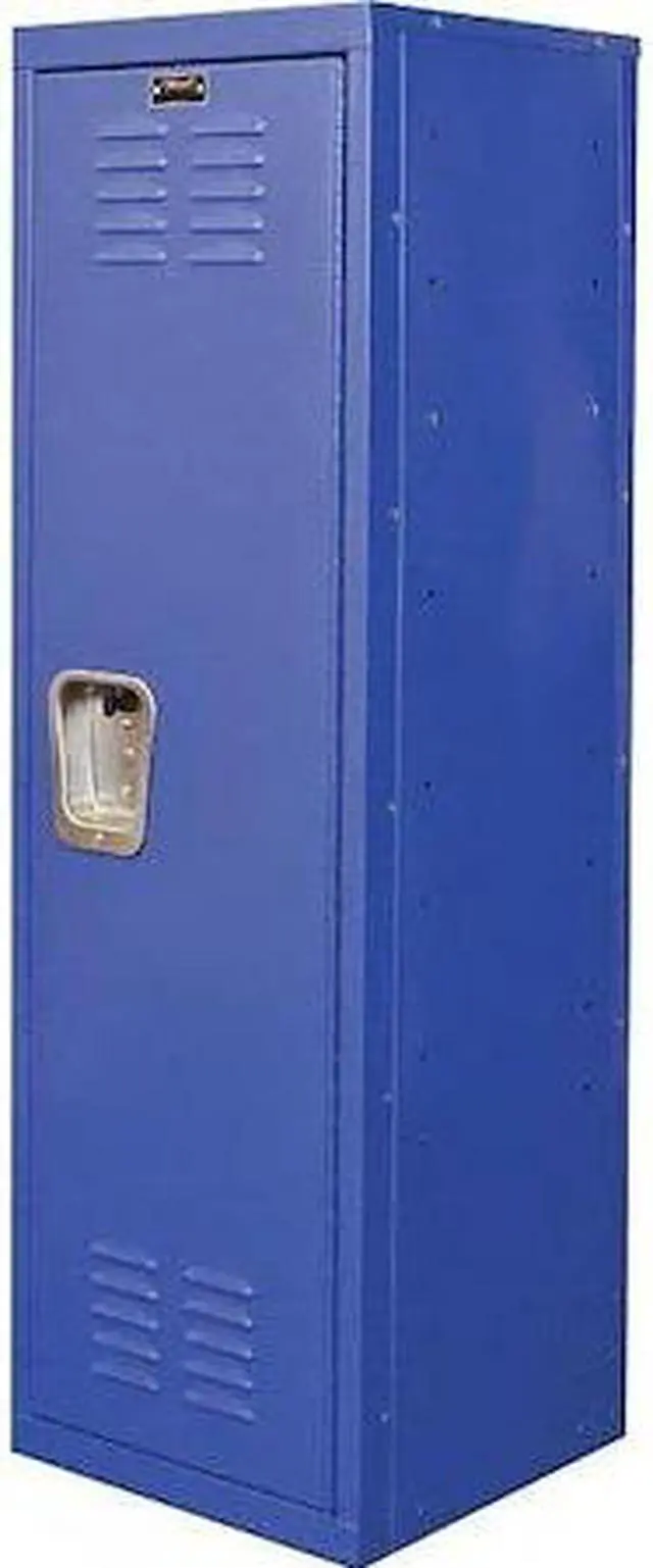 Alt view image 3 of 3 - HALLOWELL HKL151548-1GS Kid Locker,Blue,15in W x 15in D x 48in H