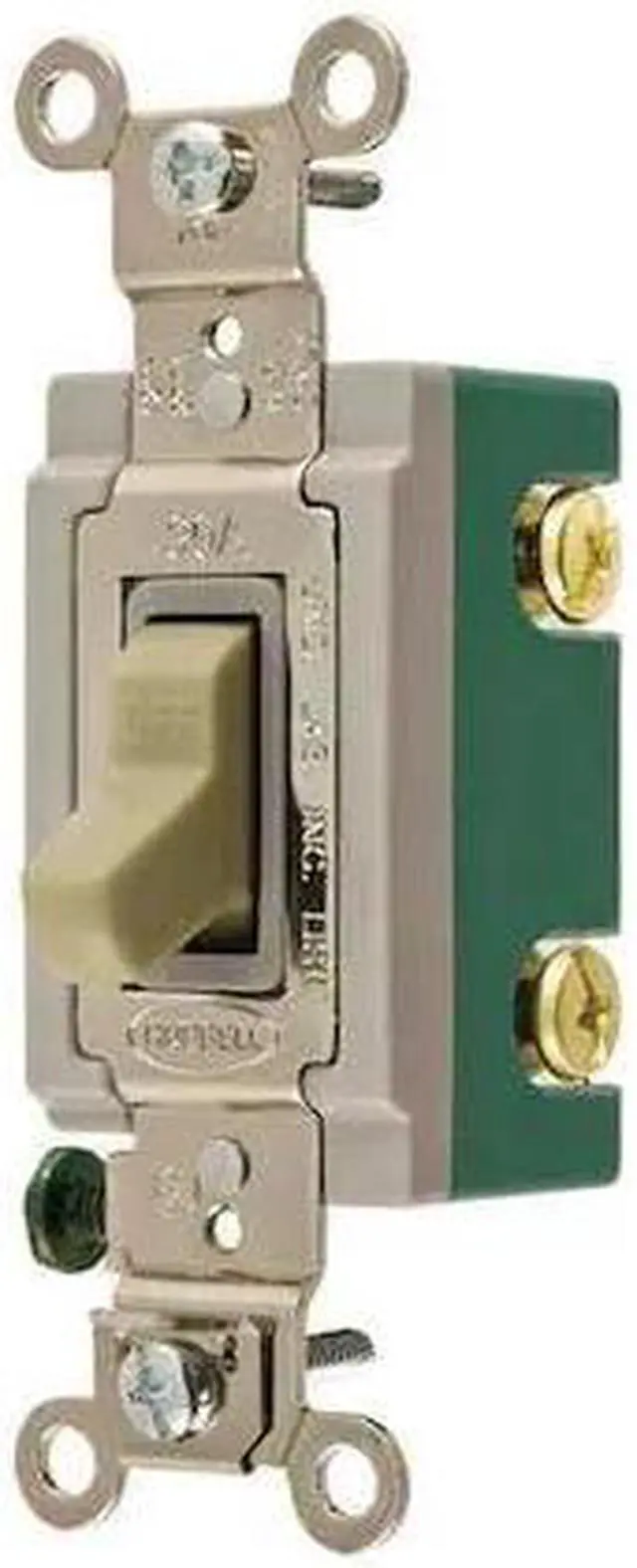 Alt view image 2 of 2 - Switch,Ivory,30A,2-Pole Switch,1 to 2 HP BRYANT 3002I