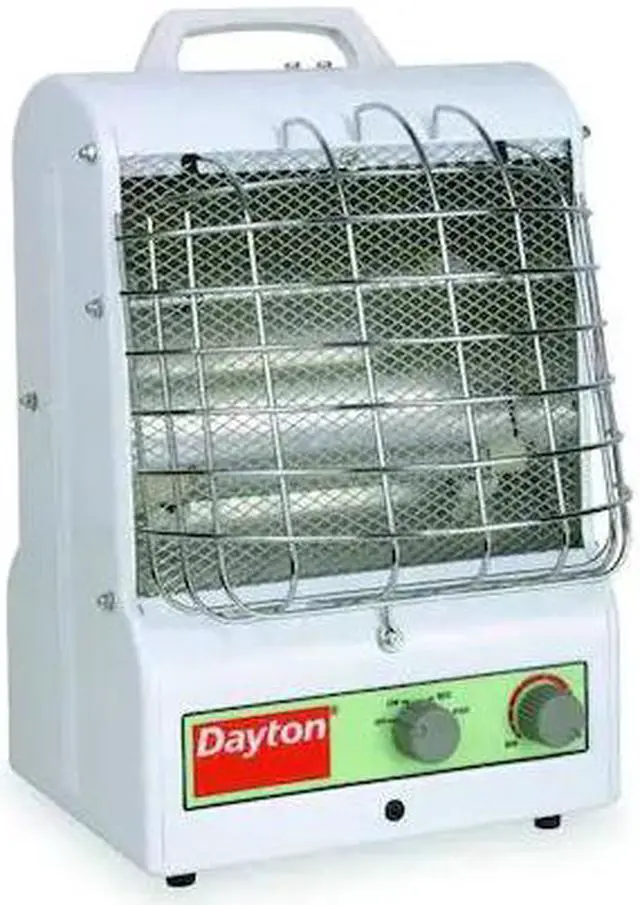 Alt view image 7 of 10 - DAYTON 3VU31 Portable Electric Heater, 15 in L x 11 1/2 in W x 11 in D,