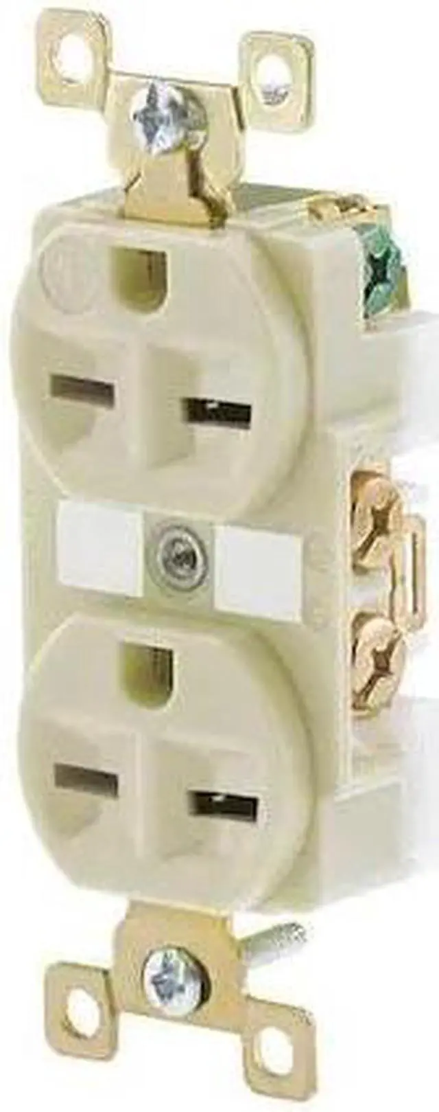 Alt view image 3 of 3 - BRYANT 5662I 15A Duplex Receptacle 250VAC 6-15R IV