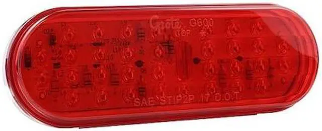 Alt view image 2 of 3 - 56-Diode,Oval Stop/Tail/Turn LED Lamp GROTE G6002