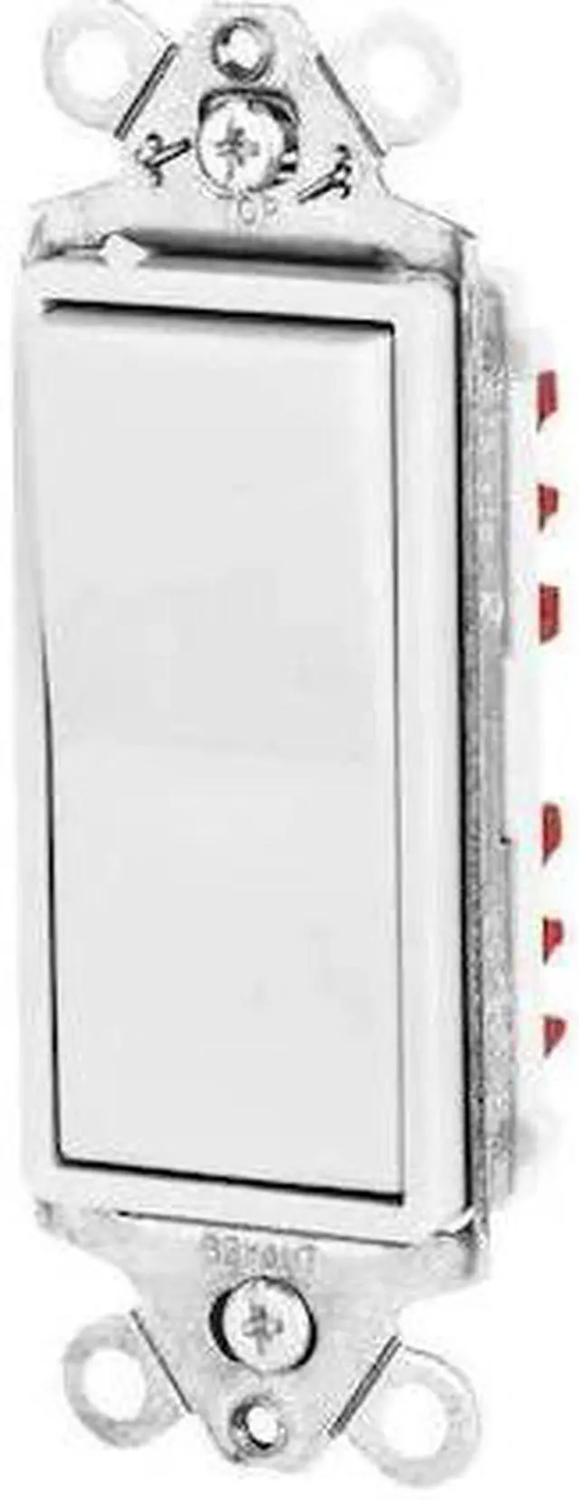 Alt view image 2 of 2 - BRYANT 9903W Wall Switch,20A,White,3-Way Type,Rocker