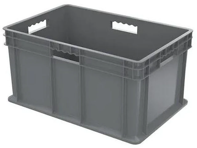 Main image of AKRO-MILS 37682GREY Solid & Stackable Straight Wall Storage Container, 20 gal,