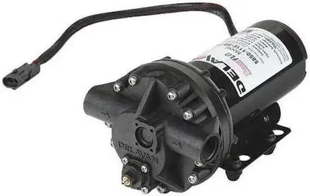 Main image of DELAVAN FLUID POWER 5850-111E-SB-HS Diaphragm Pump, Polypropylene, Santoprene,