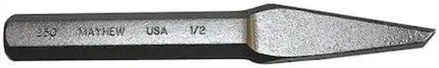 Alt view image 3 of 3 - Mayhew Chisel,Half Round Nose,1/2" x 8"  10505