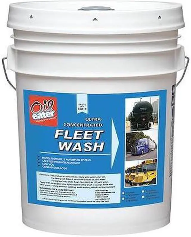 Alt view image 2 of 3 - OIL EATER ATW5G70002 5 gal Fleet Wash Concentrate Bucket, Clear, Pail