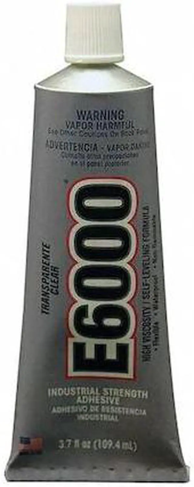 Main image of ECLECTIC PRODUCTS 220011 Adhesive, E6000 High Viscosity Series, Clear, 3.7 oz,