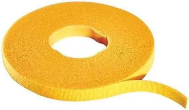 Main image of RIP-TIE W-75-QRL-Y Cable Tie Roll, 75 ft L, Yellow, Nylon, Polyethylene, 50 lb