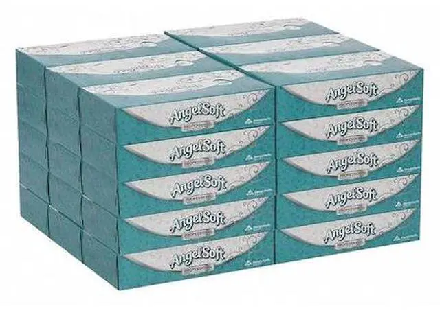 Main image of GEORGIA-PACIFIC 48580 Angel Soft Professional Series 2 Ply Facial Tissue, 100