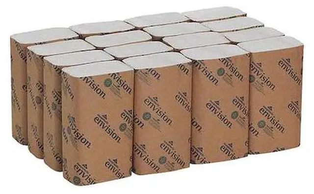 Main image of GEORGIA-PACIFIC 20904 Envision White Paper Towels, Single Fold,  16 Pack, 250