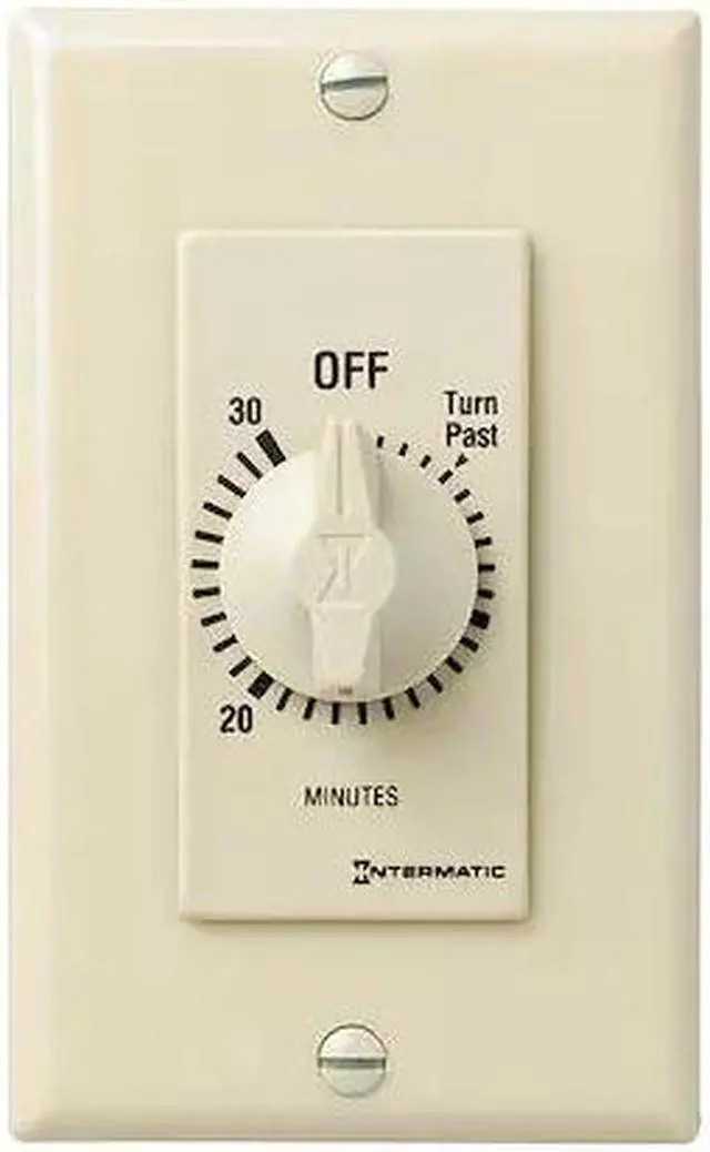 Alt view image 4 of 4 - Intermatic FD430M DPST 30-Minute Spring Wound Timer - Ivory